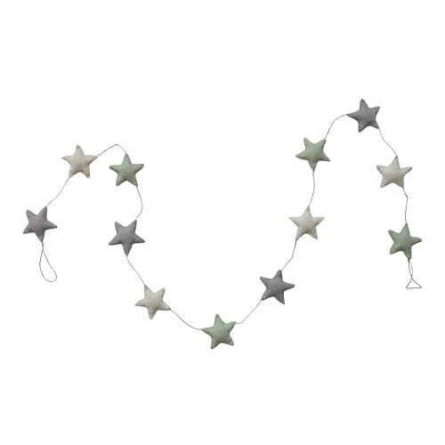 Handmade Wool Felt Star Garland