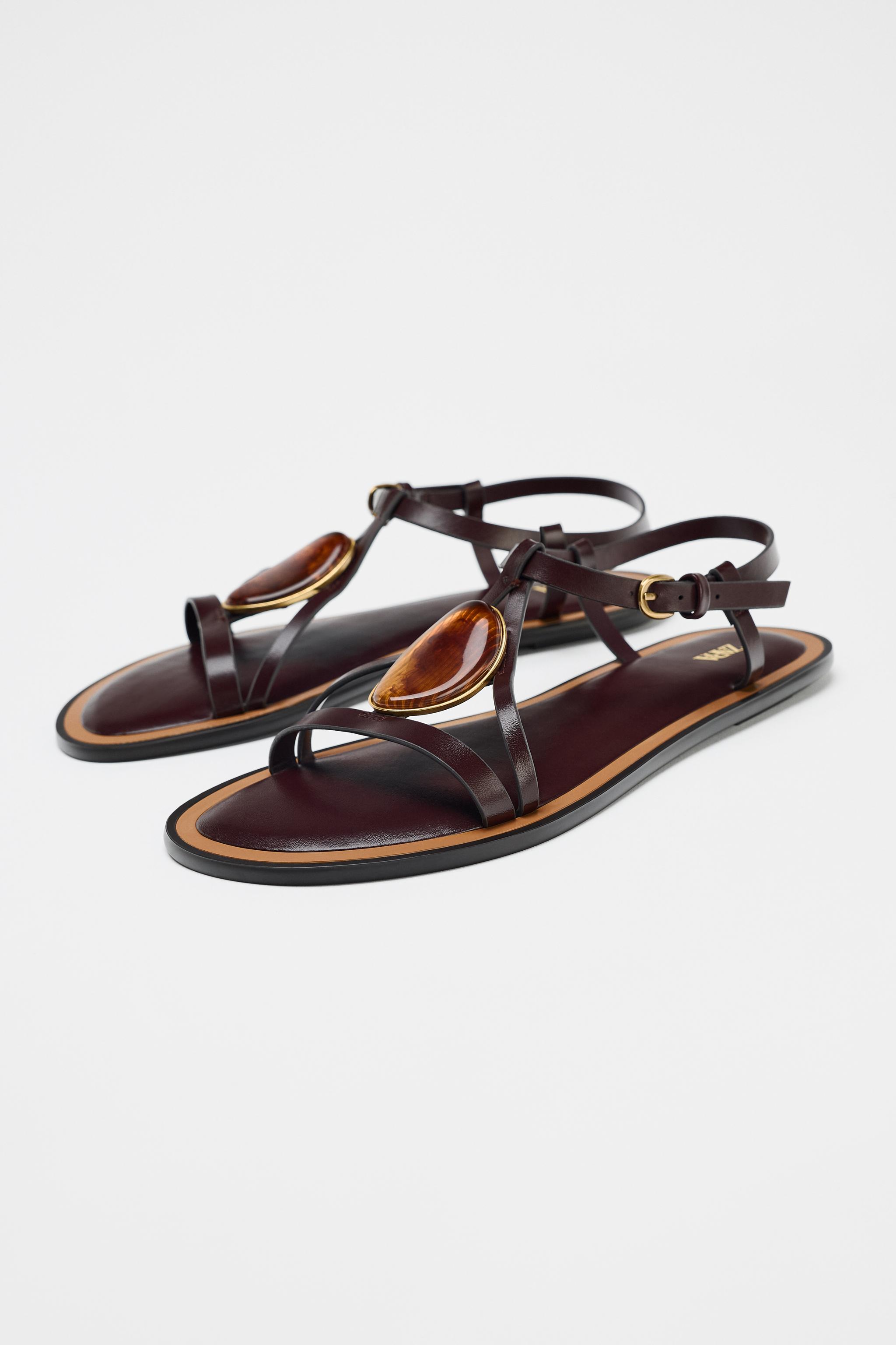 Metal AppliquÉ Sandals