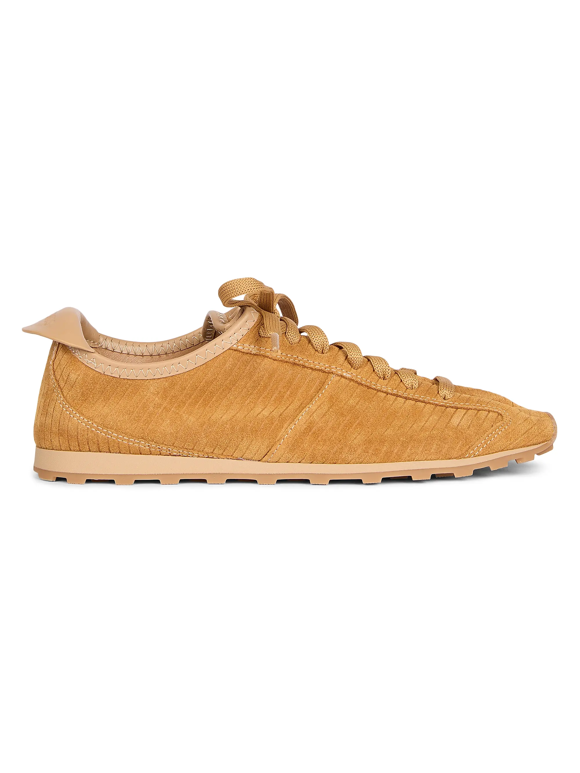 Les Tennis Textured Suede Sneakers