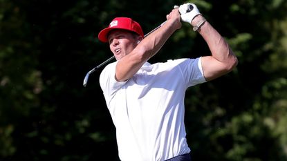 NFL legend Tom Brady on the golf course