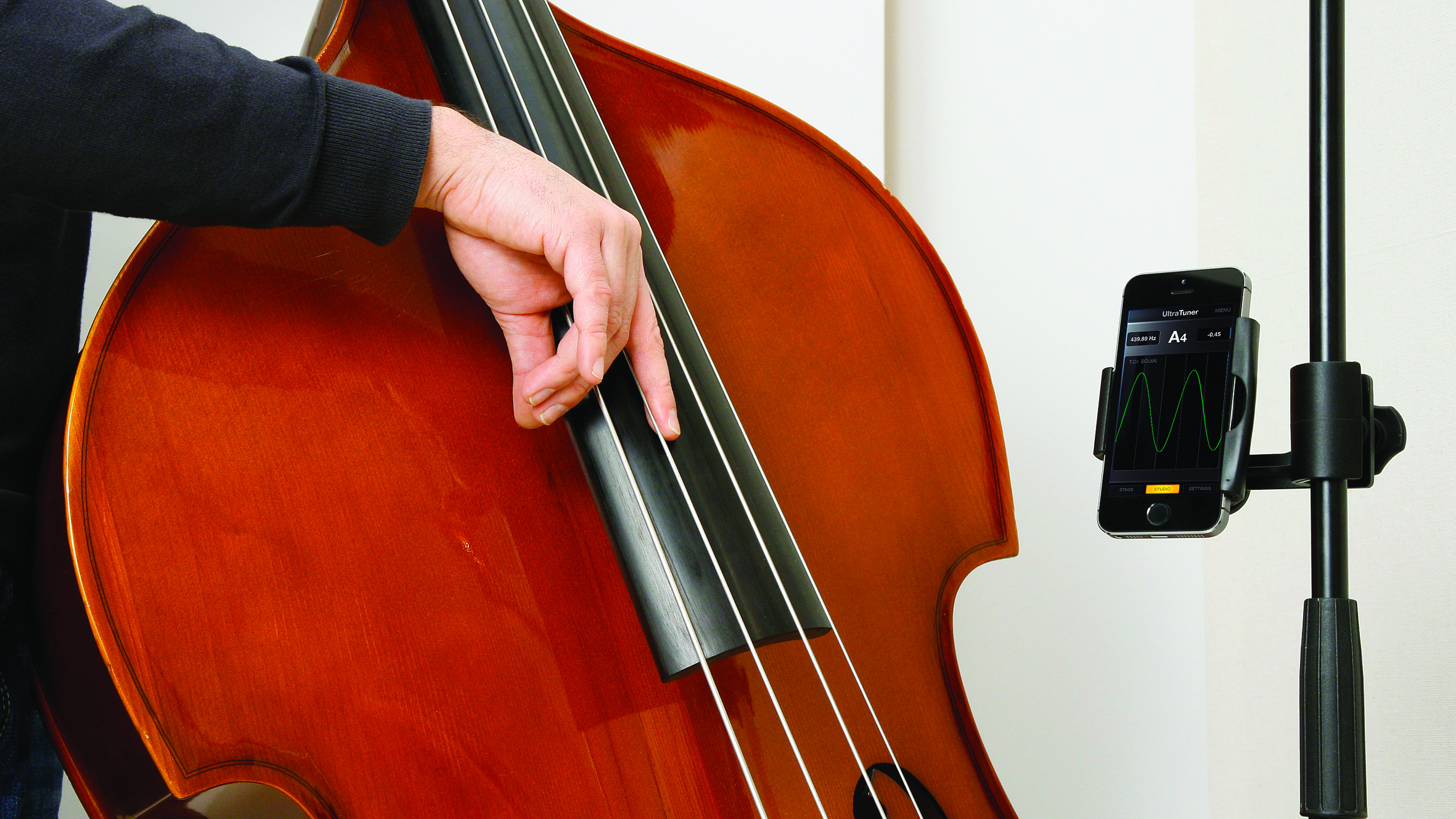 You can get tuning applications for your smartphone these days, so there’s absolutely no excuse for your double bass player not being pitch-perfect.