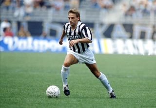Thomas Hassler in action for Juventus in 1990/91.