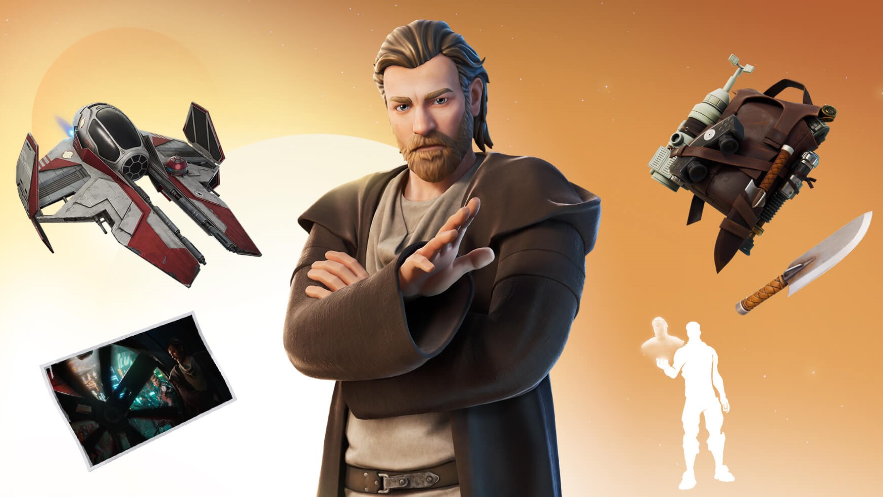 Obi Wan skin in Fortnite.