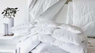 The White Company duvet on a bed