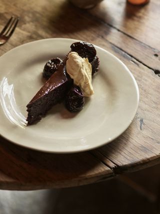 chocolate cake recipe by Skye Gyngell for New Year's recipes