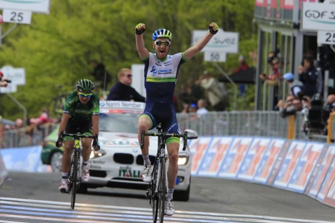 Pieter Weening (Orica - GreenEDGE) takes the win