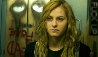 Halloween II (2009) Scout Taylor-Compton Laurie Strode zoned out in the mirror