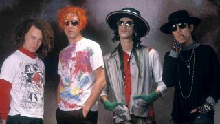 Jane&rsquo;s Addiction posing for a photograph in the late 1980s