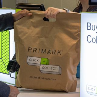 primark click + collect desk and order
