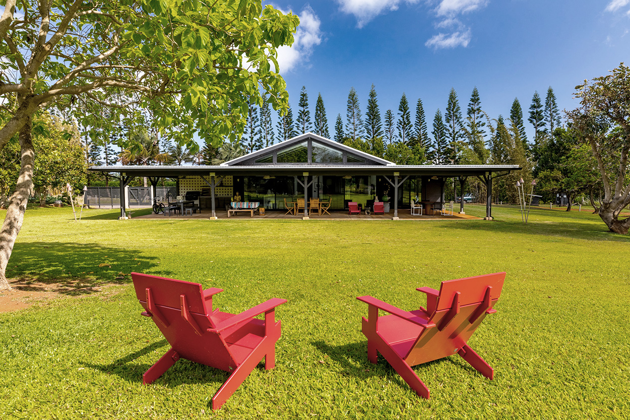 The exterior of a home in Hawaii