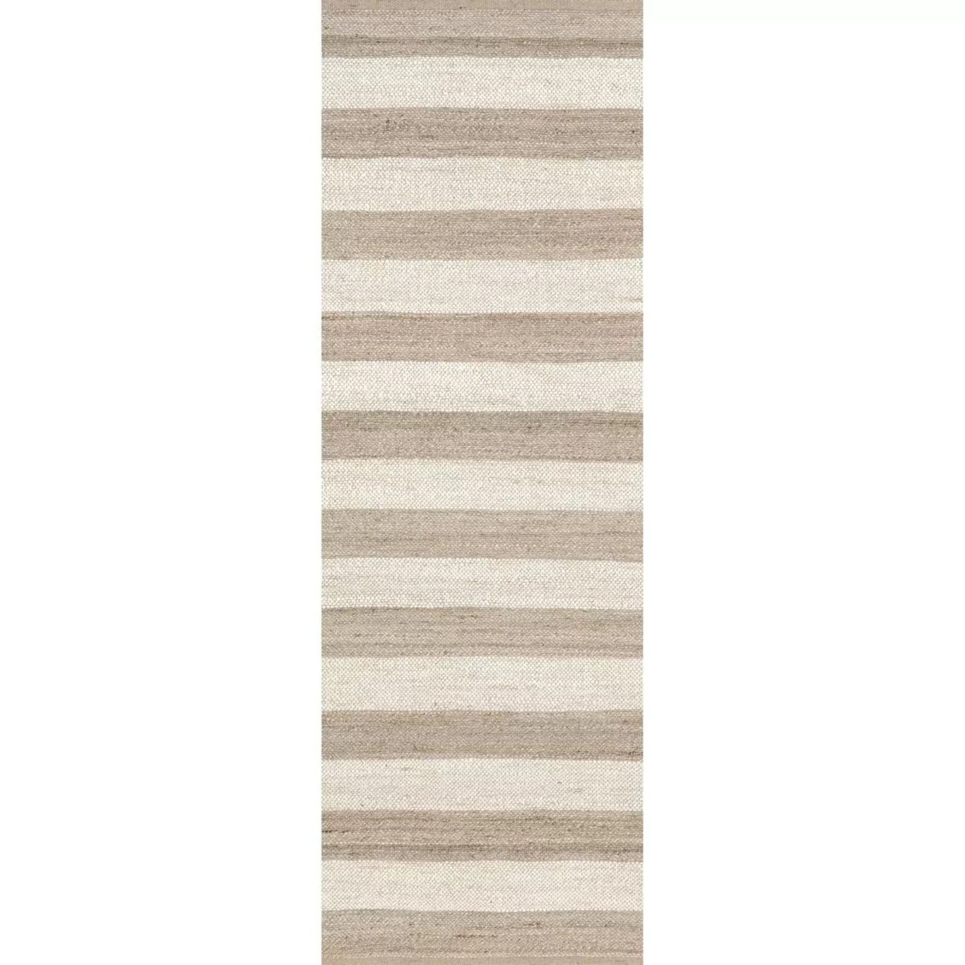 Target Alisia Stripes Jute Rug against a white background.