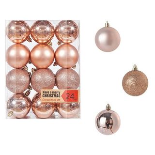 Household Pendant Christmas Tree Ornaments Ornaments Ball 24pc Christmas Decorations Christmas Balls Tree Home Decor