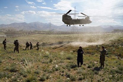 U.S. troops in Afghanistan.