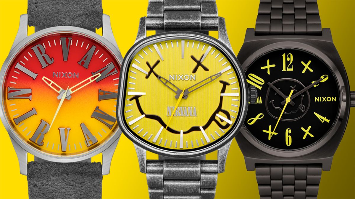 Nixon x Nirvana watches