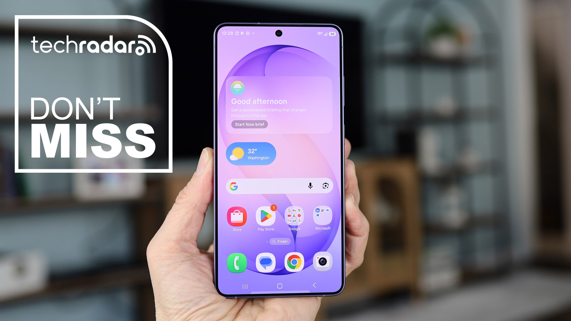 Samsung Galaxy S26 Ultra held in a hand