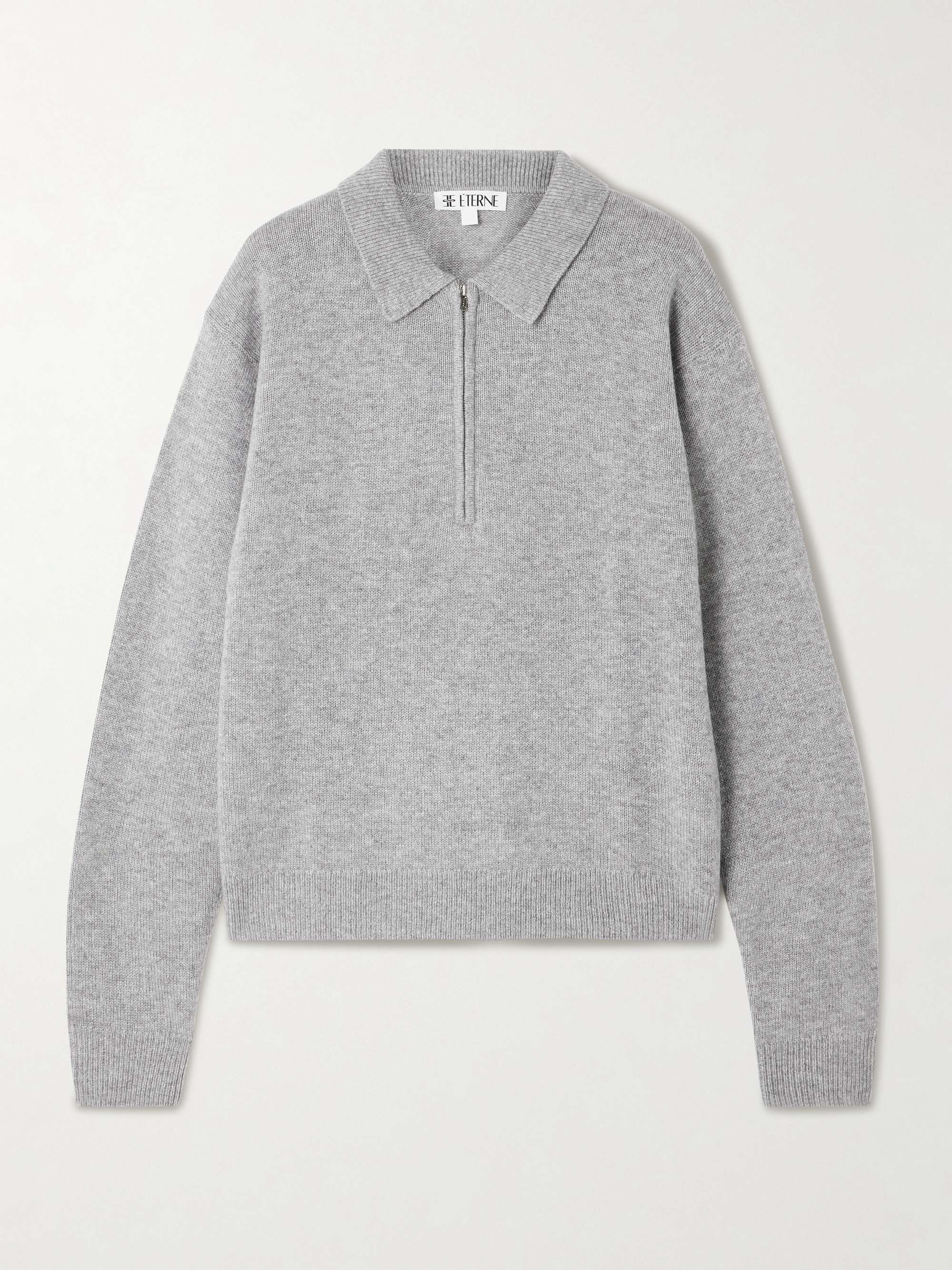 Blaise Cashmere Half-Zip Sweater