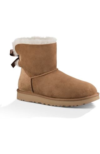 Mini Bailey Bow Ii Genuine Shearling Bootie