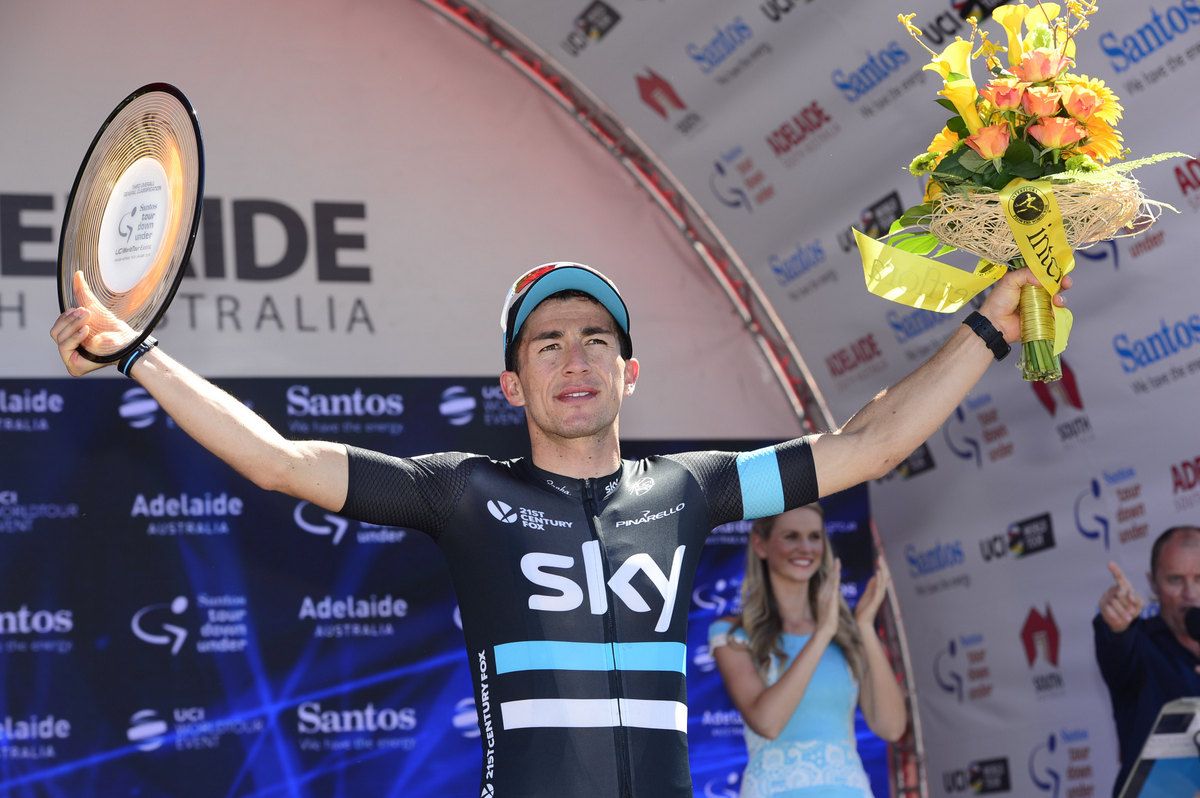 Sergio Henao (Team Sky) was second and KOM winner