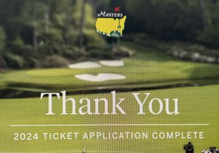 A screenshot of the message after completing the Masters application process