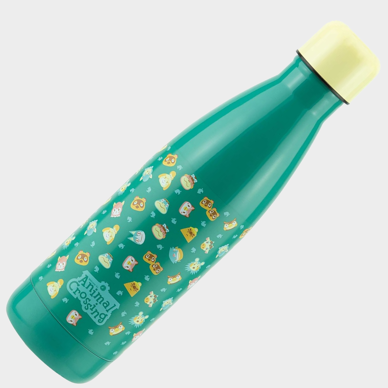 Paladone Animal Crossing bottle on a plain background