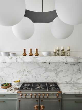 A marble kitchen