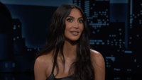 kim kardashian on jimmy kimmel live in april 2024