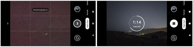 Google Night Sight screen shot