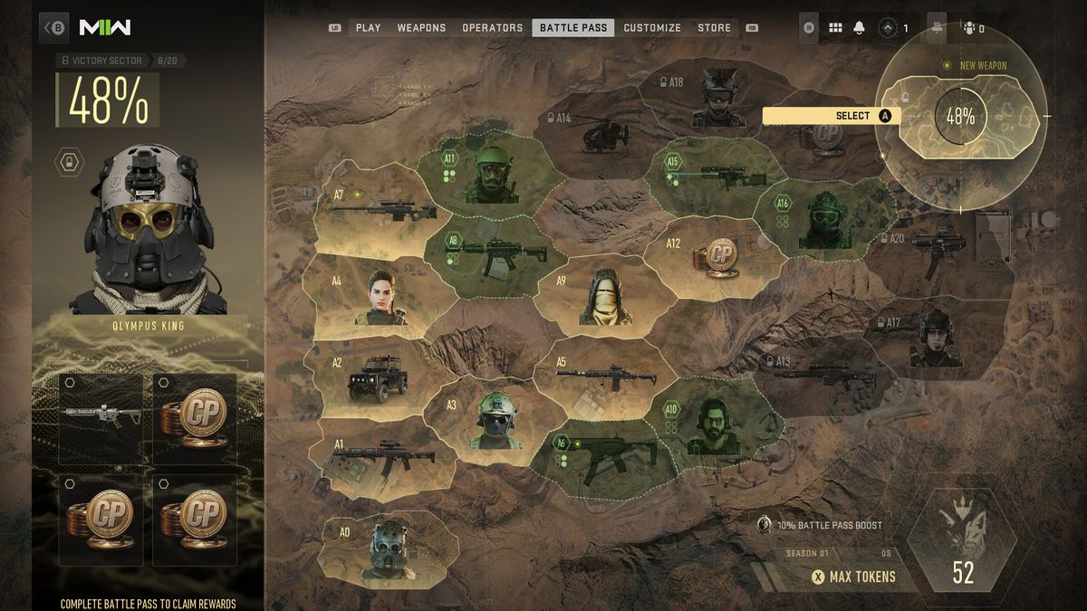 Modern Warfare 2 Battle Pass rewards