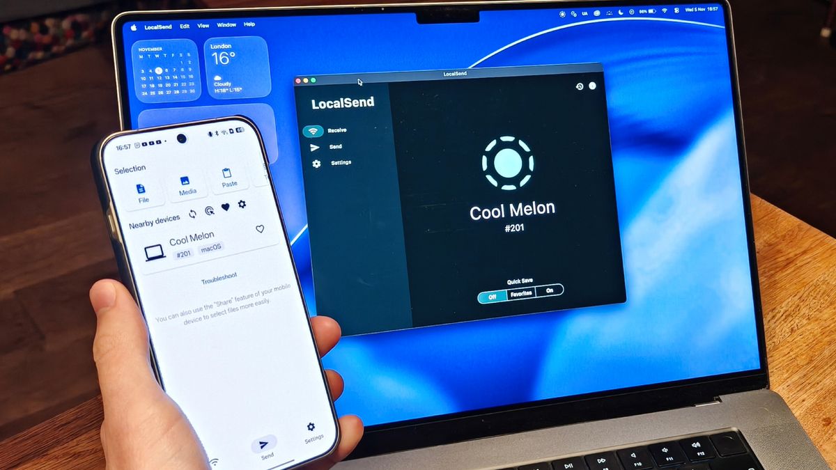 This free app gives Android phones AirDrop-style file transfer powers – and it even works with Mac