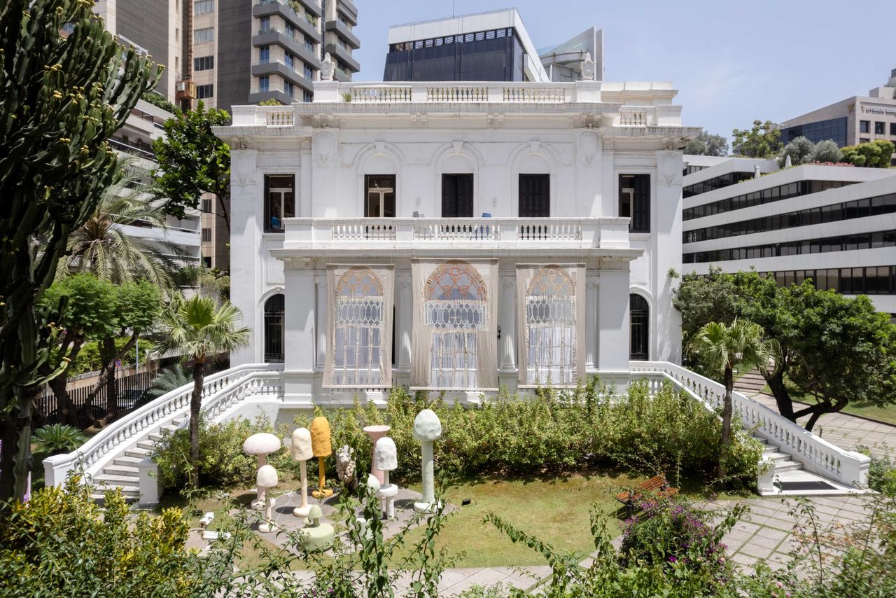 Interiors of villa Audi in Beirut, with a showcase during We Design Beirut design event