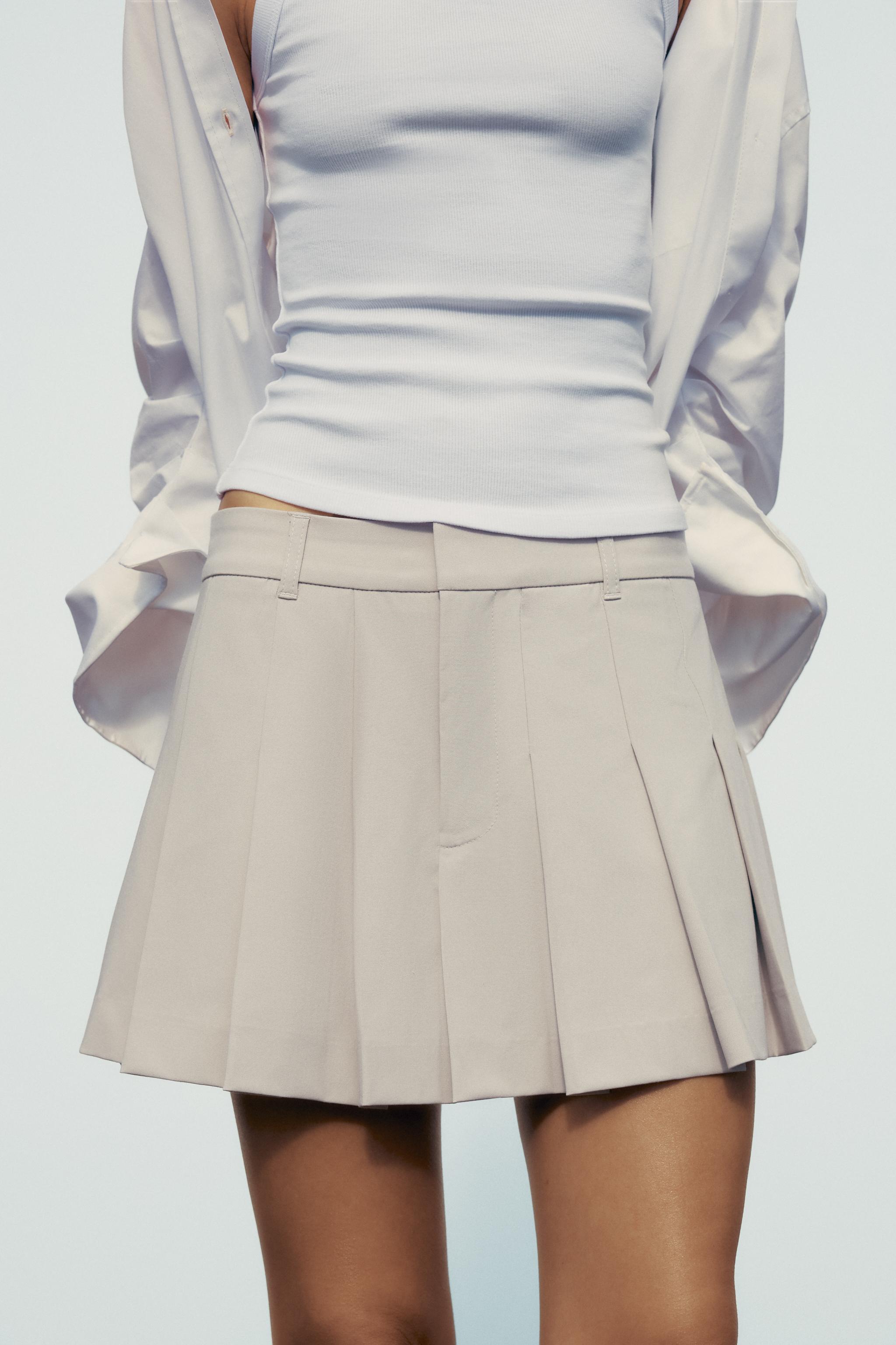 Pleated Skort