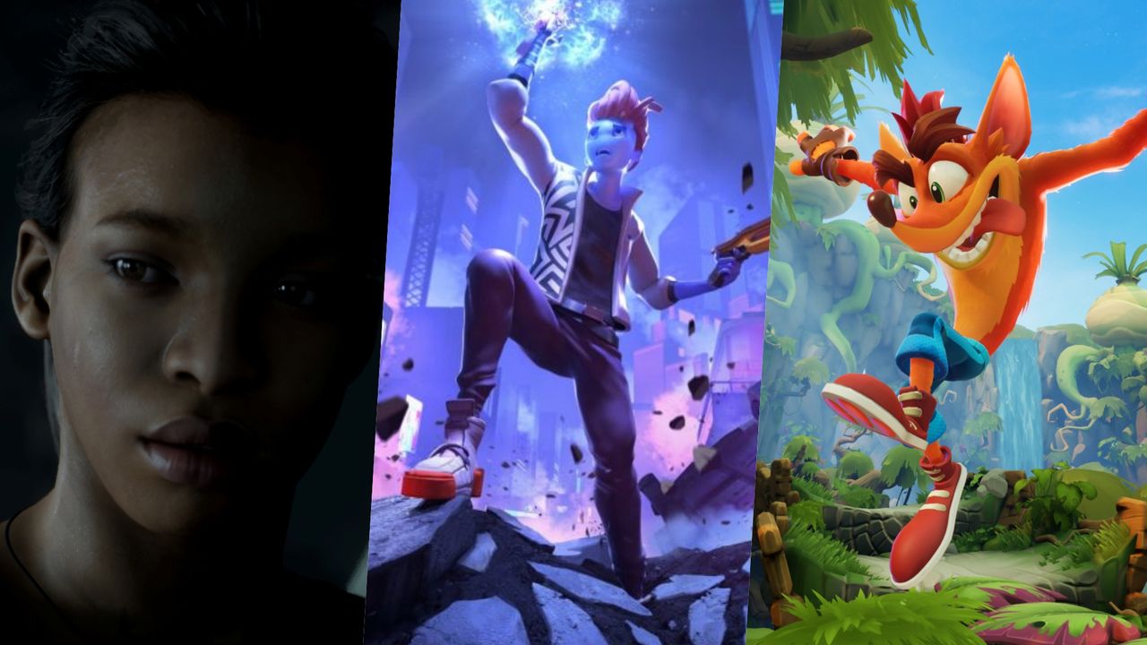 Fliss in Man of Medan / Gilly in Aracadegeddon / Crash Bandicoot in Crash 4