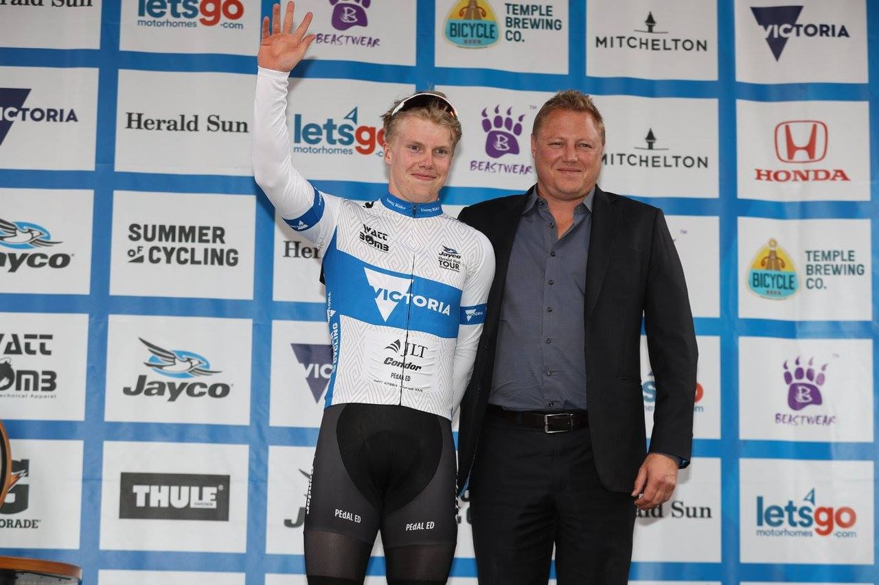 Matt Gibson (JTL Condor) leads the best young rider competition