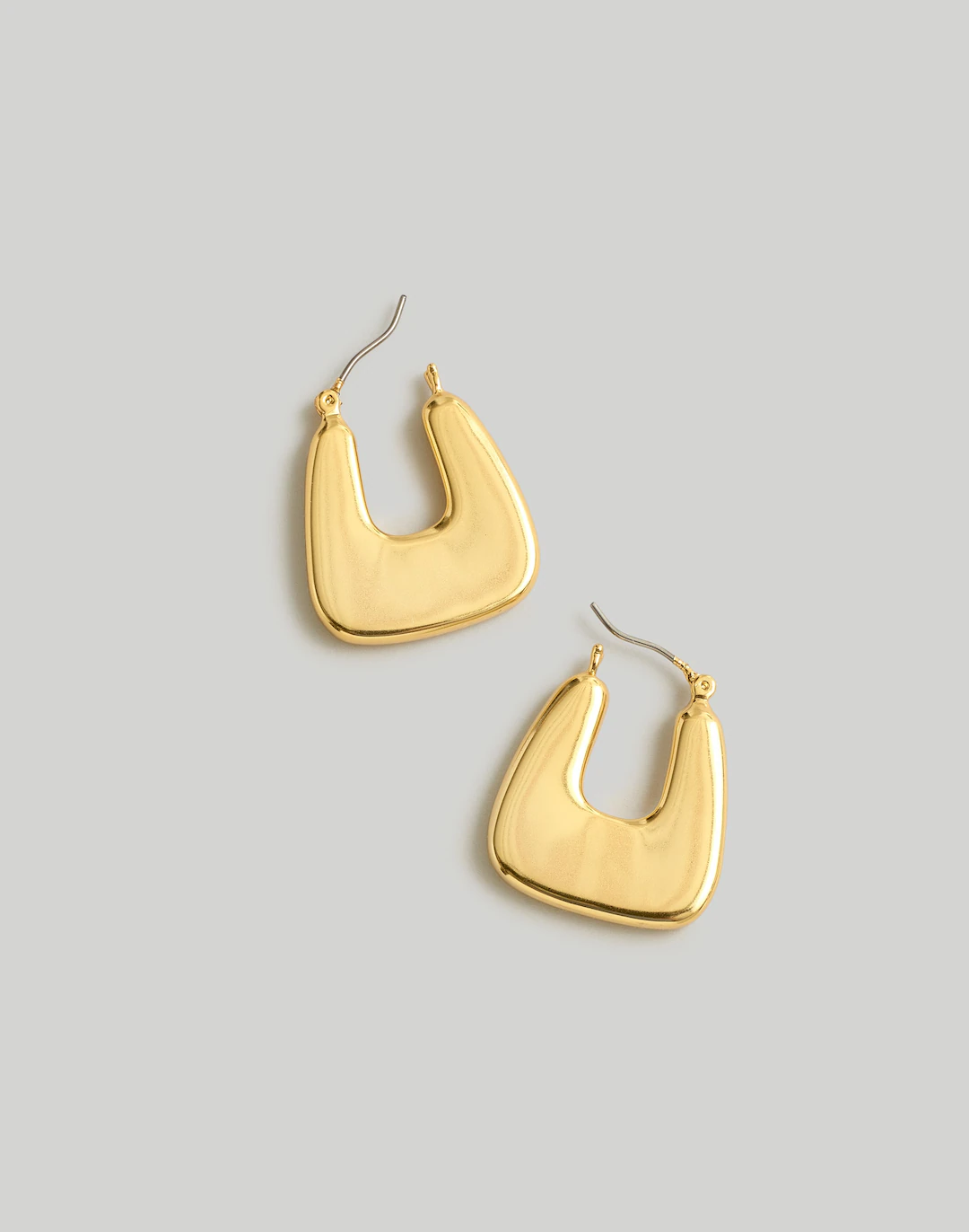 madewell, Chunky Triangle Hoop Earrings