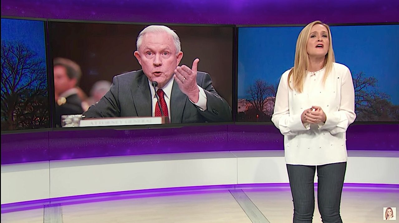 Samantha Bee recaps Jeff Sessions testimony