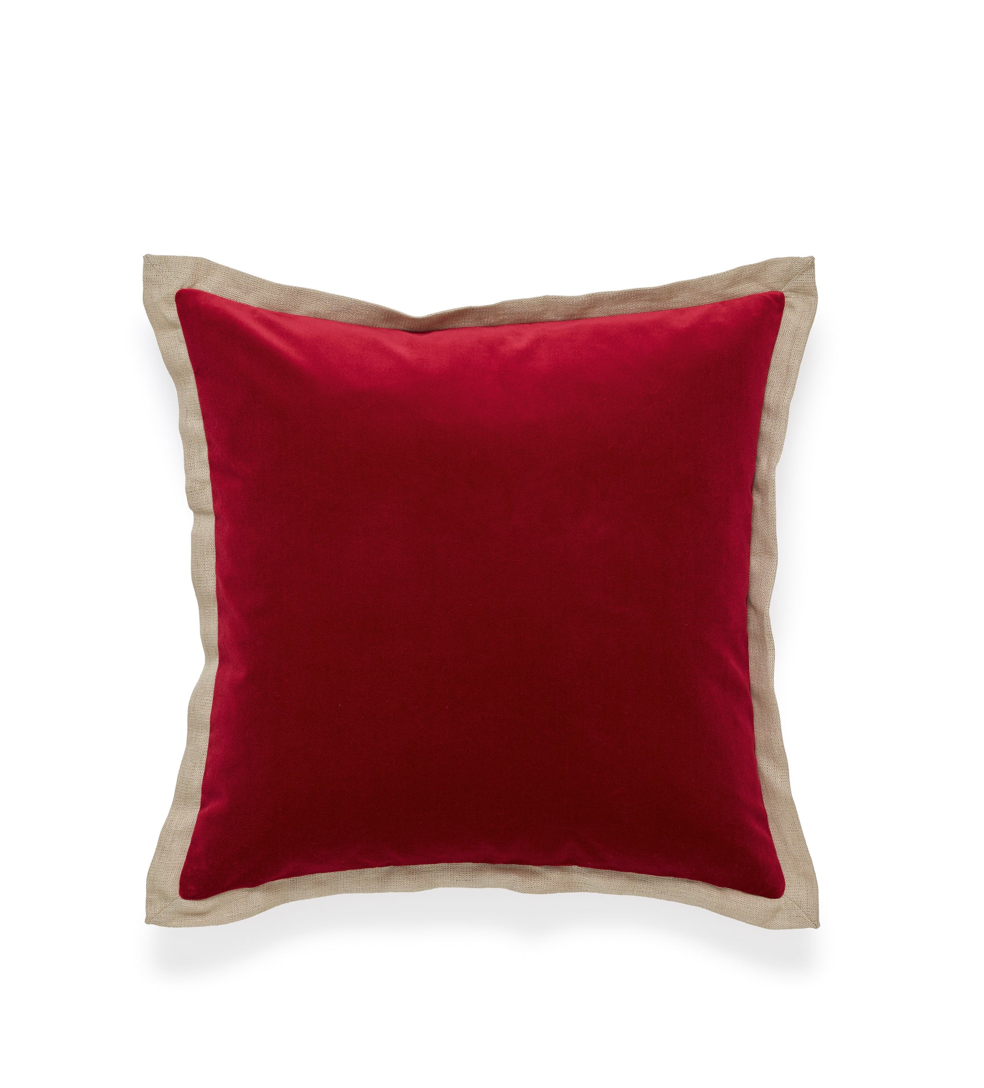 Edina Velvet Cushion Cover - Grenache