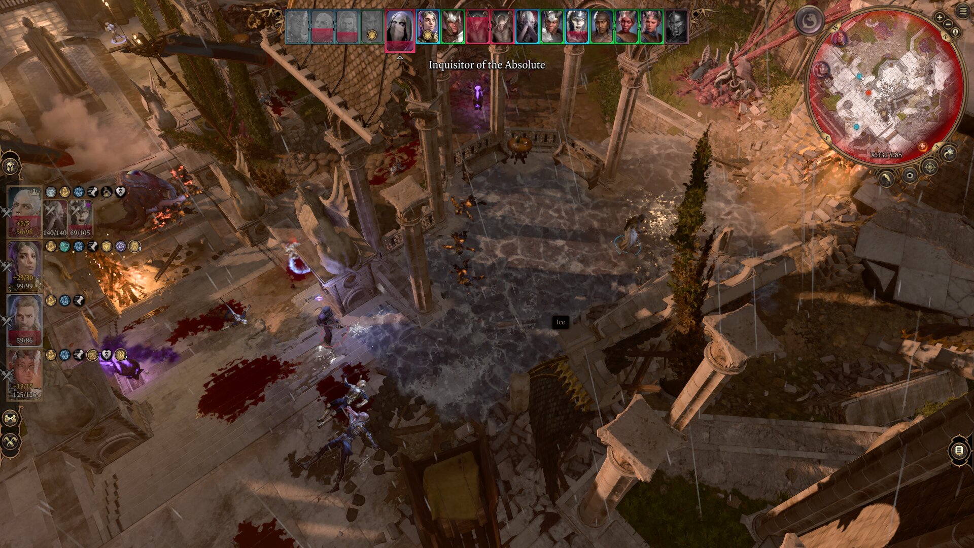 Baldur's Gate 3 screenshots from act 3, the final fight against the Netherbrain