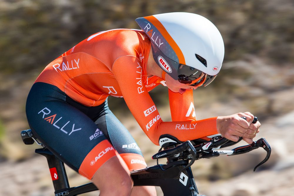 Gillian Ellsay (Rally Cycling) during stage 3 of the Tour of The Gila