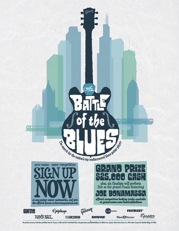 Guitar Center Launches Sixth Annual Battle of the Blues Competition