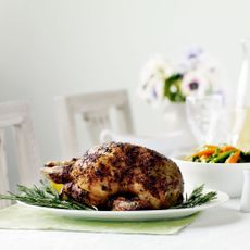 Roast Chicken with Rosemary and Anchovy Butter recipe-recipe ideas-new recipes-woman and home