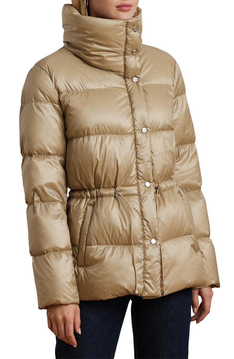 Soft Loft Quilted Down Puffer Coat