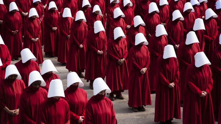 New scenes from The Handmaid's Tale season 4 for an article on The Handmaid's Tale book vs show 