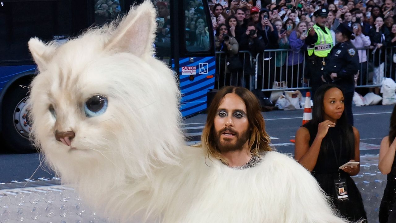 Jared Leto attends the 2023 Costume Institute Benefit celebrating &quot;Karl Lagerfeld: A Line of Beauty&quot; at Metropolitan Museum of Art on May 01, 2023 in New York City. 