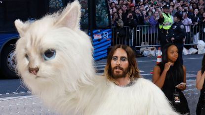 Jared Leto attends the 2023 Costume Institute Benefit celebrating "Karl Lagerfeld: A Line of Beauty" at Metropolitan Museum of Art on May 01, 2023 in New York City. 