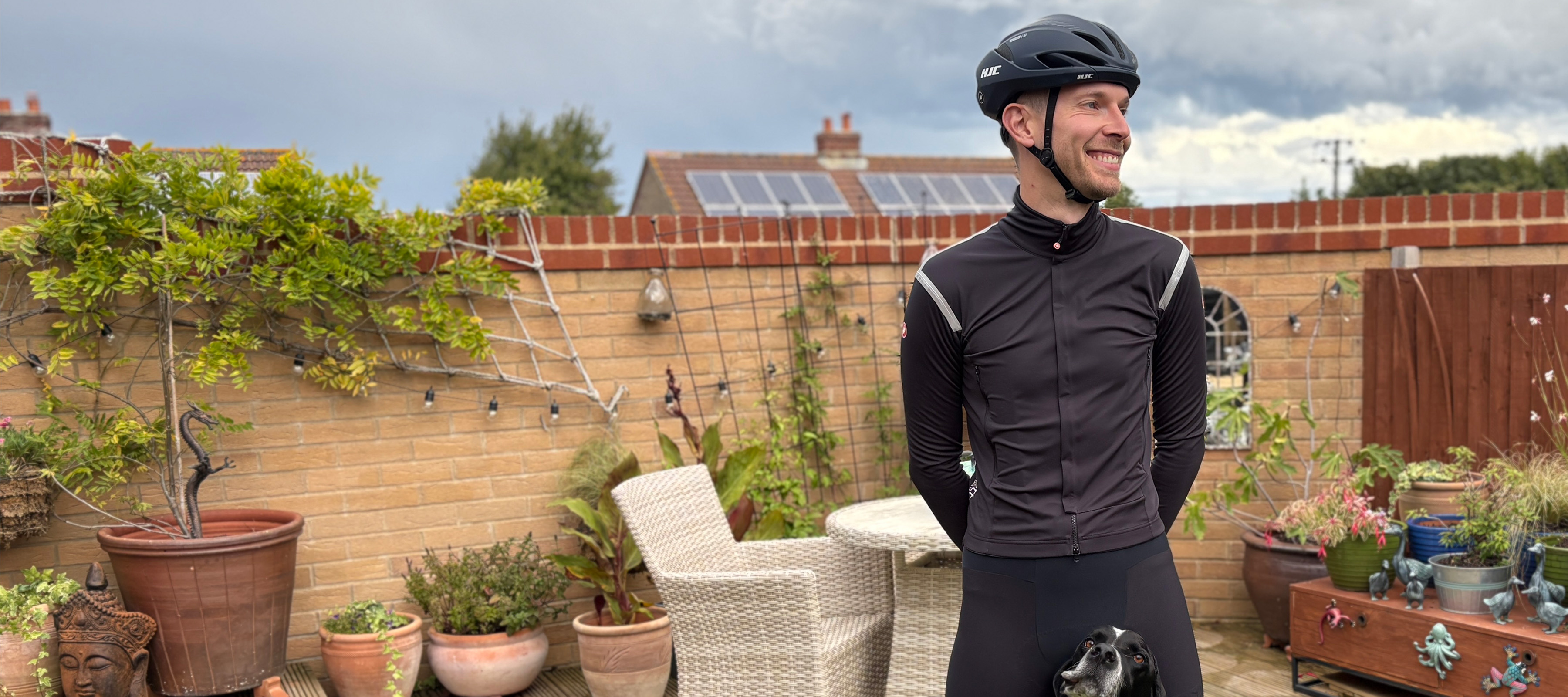 Detail shots of the Castelli Perfetto RoS 3 winter cycling jacket