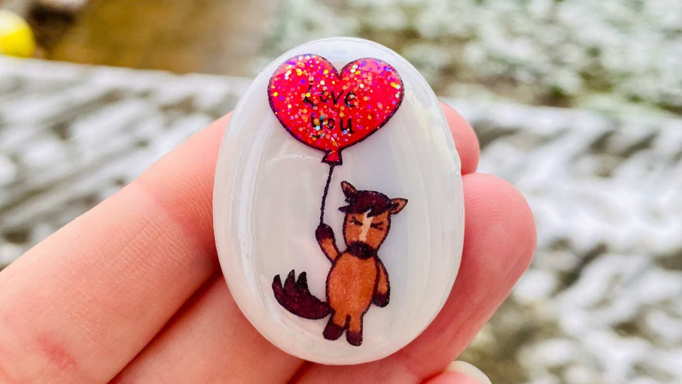 My Story Stones Rock gift for horse lovers