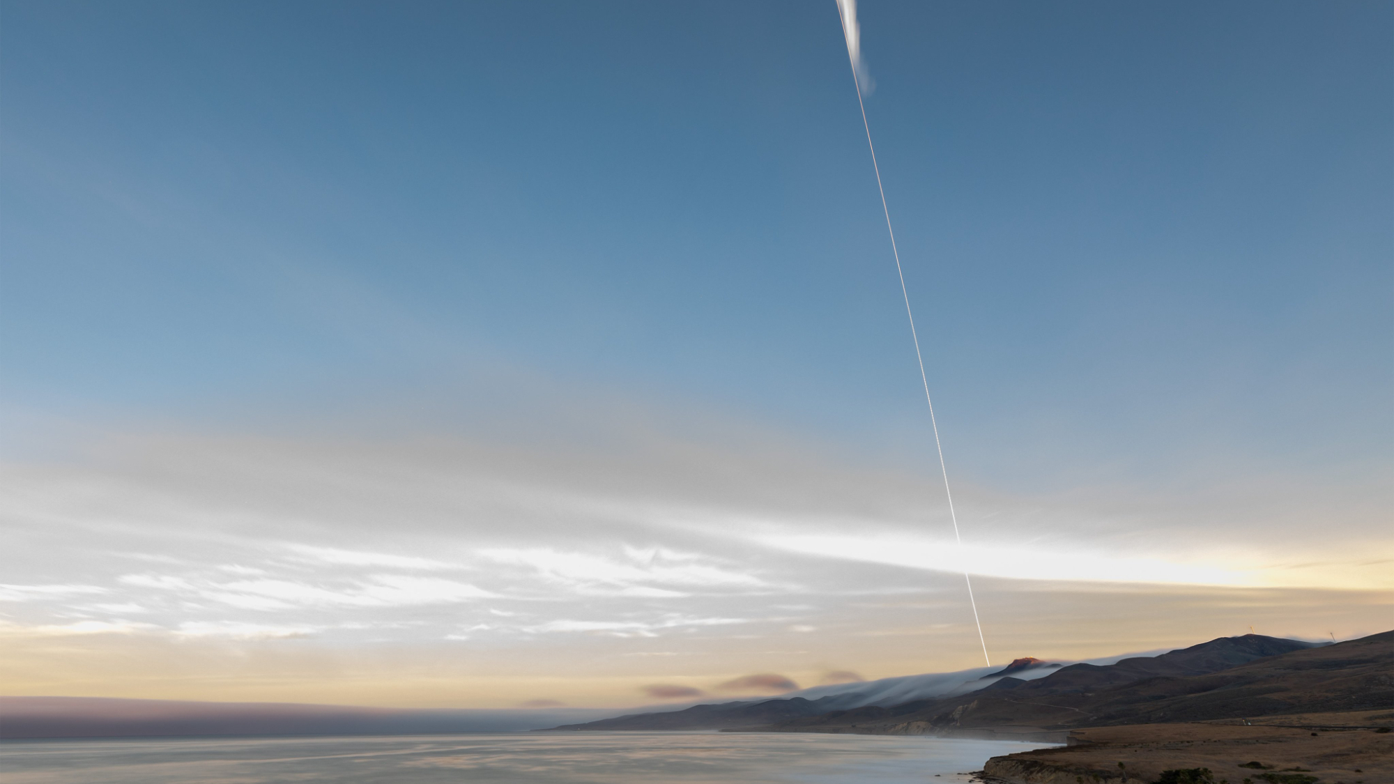 A SpaceX Falcon 9 rocket launches 28 Starlink satellites to orbit from California&#039;s Vandenberg Space Force Base on Oct. 25, 2025.