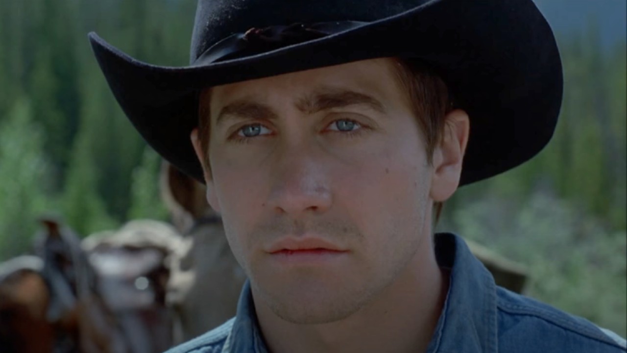 Jack looking forward while wearing a cowboy hat.