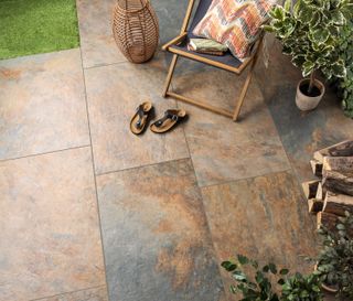 slate-effect outdoor paving from Walls and Floors