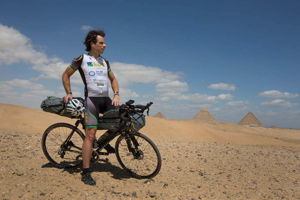 Mark Beaumont sets new Africa cycling world record.